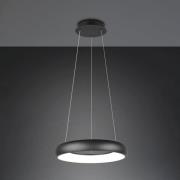 Trio Lighting Cardona Hänglampa, Ø 46,5 cm, svart, CCT, metall