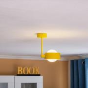 Argon Taklampa Mado i stål, gul, 1 lampa