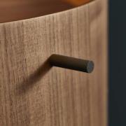 FRANDSEN Hänglampa FM 1954, valnöt, Ø 41 cm, trä