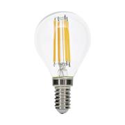 ORION LED-dropplampa E14 4,5 W filament 827 dimbar