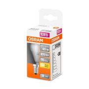 OSRAM LED-dropplampa E14 4,9W 827 Star, matt