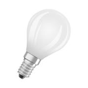 OSRAM LED-dropplampa E14 5,5W 827 dimbar matt