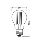 OSRAM LED Classic, glödtråd, E27, 5 W, 1 055 lm, 4 000 K