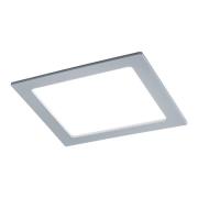 Paulmann LED-panel kantig 18W, 4 000K, krom