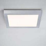 Paulmann Lunar LED-panel, kantig, krom, 30 x 30 cm