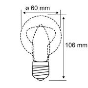 Paulmann LED-lampa E27 A60 7,5W 840 matt dimbar