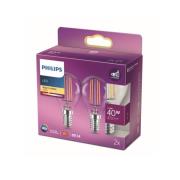 Philips LED-lampa E14 4,3W P45 filament 2 700 K