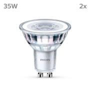 Philips LED-lampa GU10 3,5W 275lm 840 klar 36° 2