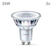 Philips LED-lampa GU10 3,5W 255lm 827 klar 36° 3