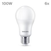 Philips LED-lampa E27 13W 1.521 lm matt 2 700 K 6