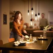 Philips E27 LED-lampa G45 3W dimbar 2 200K guld