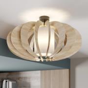 SIGMA Taklampa Modern A L med trälameller Ø 60 cm