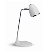Maul Skrivbordslampa Starlet, vit, höjd 41 cm, metall E27