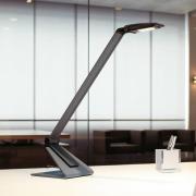 LED-skrivbordslampa MAULsolaris, antracit, höjd 64 cm