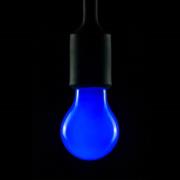 SEGULA LED-lampa, blå, E27, 2 W, dimbar