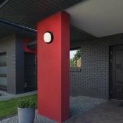 Briloner LED-utomhusvägglampa 3765015, sensor, svart