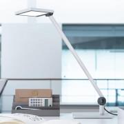 Waldmann LED-bordslampa PARA.MI MFTL108R kantig silver 940