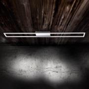 Paul Neuhaus LED-taklampa Inigo, stålfärgad, 110 cm lång