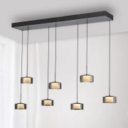 Paul Neuhaus LED-hänglampa Rika, 135 cm, glas, dimbar
