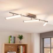 Lindby LED-taklampa Pilou, 3 lampor, dimbar, krom