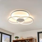 Lindby Riley LED-taklampa, dimbar, vit