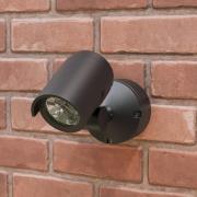 Lucande utomhus LED-spot Beatrix, 21,1 cm, antracit, aluminium