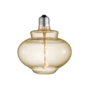 Lucande LED-lampa E27 Ø16cm 4W 2700K bärnsten