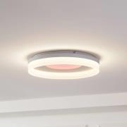 Lucande Smart LED-taklampa Squillo vit Tuya RGBW CCT