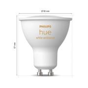 Philips Hue White Ambiance LED-reflektor GU10 4,2 W