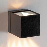 Milan Iluminación Vägglampa Dau i kubform, up-down, svart