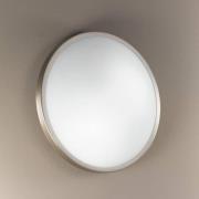 Fabas Luce Plafond- och vägglampa PLAZA, 21,5 cm, nickel