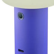 HELL LED-bordslampa Tiny-B, violett, höjd 13 cm, IP54, USB