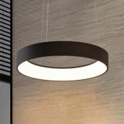 Arcchio LED-hänglampa Aleksi, Ø 60 cm, svart, metall, CCT