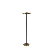 Searchlight Aerial LED-golvlampa, mässing/svart, stål, silikon