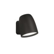 Bover LED-utomhusvägglampa Nut, ljusgrå, aluminium/stål