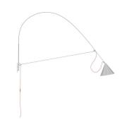 midgard LED-vägglampa AYNO XL, grå/orange, 2.700 K 220 cm