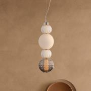 Maytoni LED-hänglampa Krage krom glas Ø 14,7 cm 3.000 K