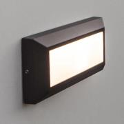 LUTEC LED-utomhusvägglampa Helena, frontal 23cm antracit