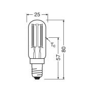 OSRAM LED-filamentlampa Special T E14 6,5W Filament 827 klar