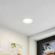 Arcchio LED-inbyggnadslampa Milaine, vit, dimbar, set om 2