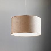 Duolla Hänglampa Bristol, vävt mönster, beige