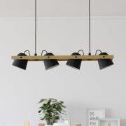 EGLO connect LED-taklampa Hornwood-Z, 4 lampor, svart