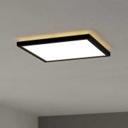EGLO connect LED-taklampa Rovito-Z, svart, 29 x 29 cm
