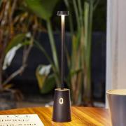 Lindby LED-uppladdningsbar bordslampa Noelani, höjd 30 cm, IP44, dimba...