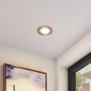 Lindby Noor LED-inbyggnadsspot RGBW, nickel
