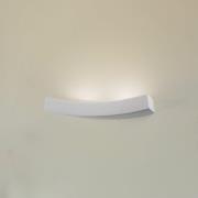 SOLLUX LIGHTING Vägglampa Lino i keramik, böjd form