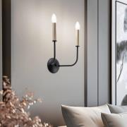 Luminex Vägglampa Hedwig, 2 lampor i ljusstakeutförande