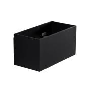 Euluna Elestren vägglampa, kantig, svart