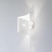 EMIBIG LIGHTING Spiral vägglampa, vit, metall, G9, 29 cm hög