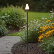 Lindby LED markspikslampa Selinda, svart, höjd 100 cm